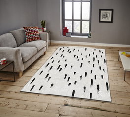 Conceptum Asr Crpt-56 Alfombra de Terciopelo Multicolor 80 x 140 cm